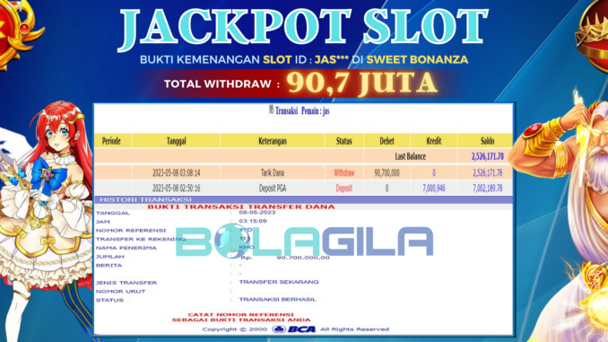 bukti jp bolagila #162