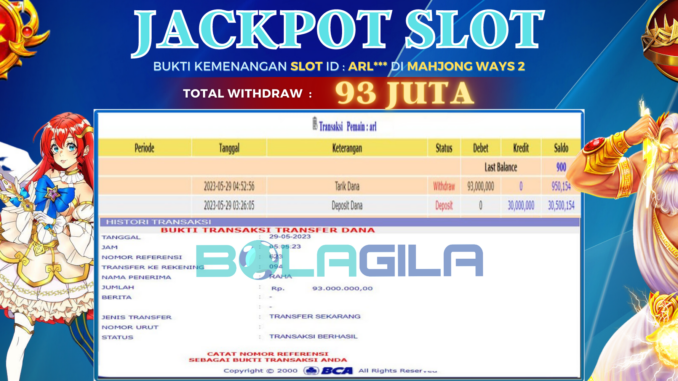 bukti jp bolagila #203