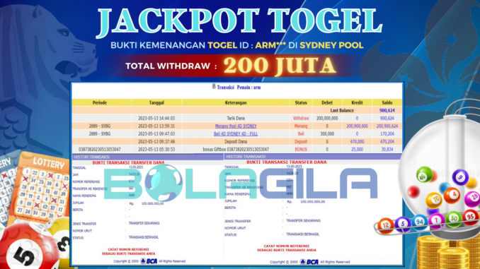 bukti jp bolagila #170