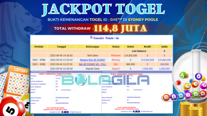 bukti jp bolagila #431